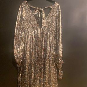 Free people goddess dress Luxalina Maxi